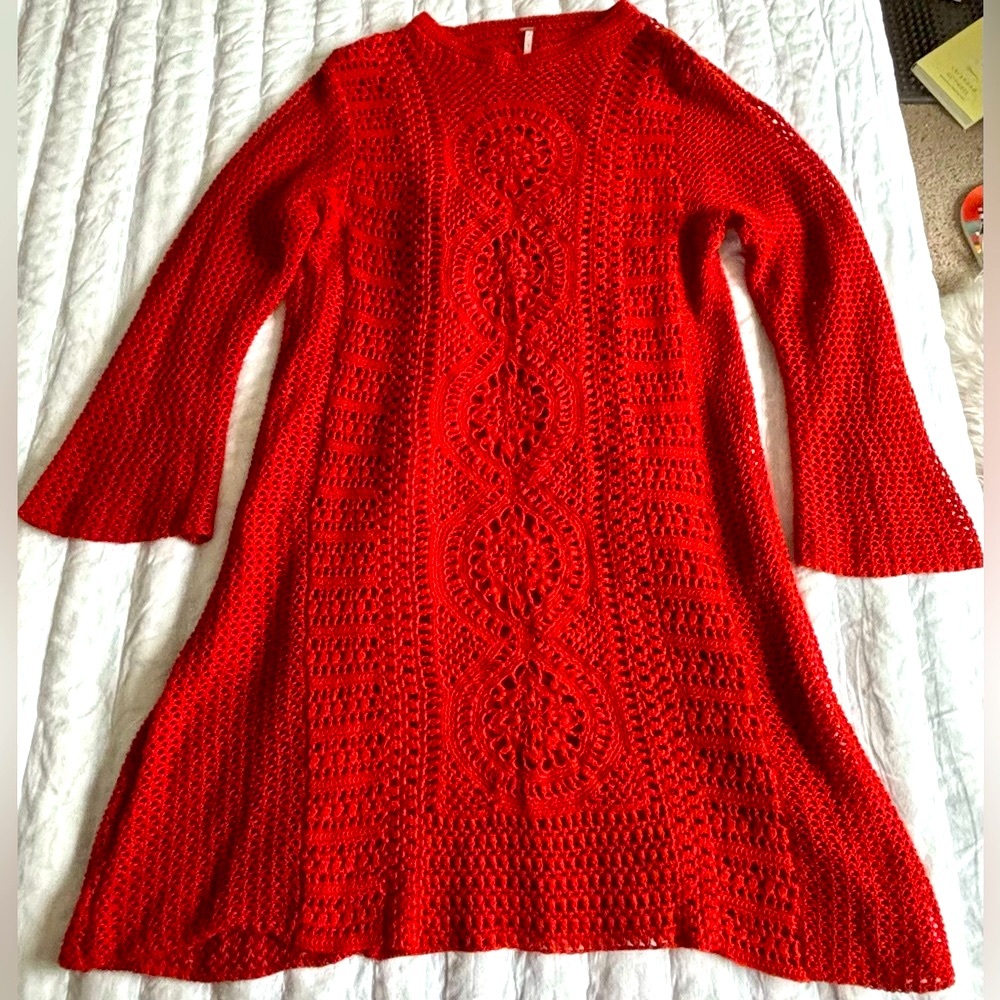 Free People Crochet Dress